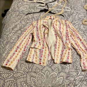 Floral blazer